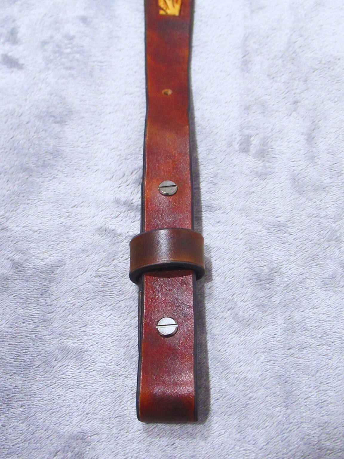 Leather Handmade Custom Rifle Strap Floral Tooled