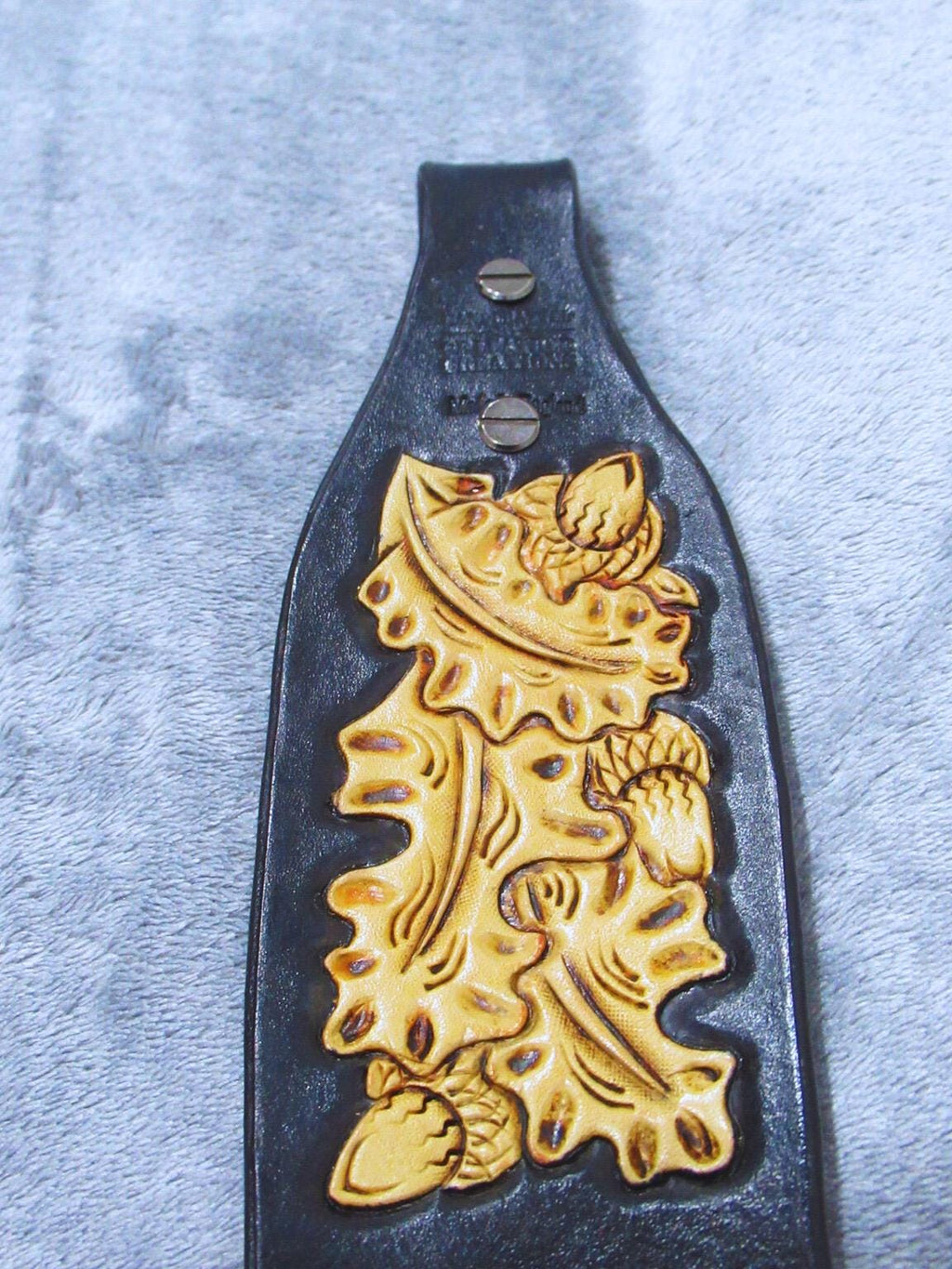 Leather Handmade Custom Rifle Strap Floral Tooled