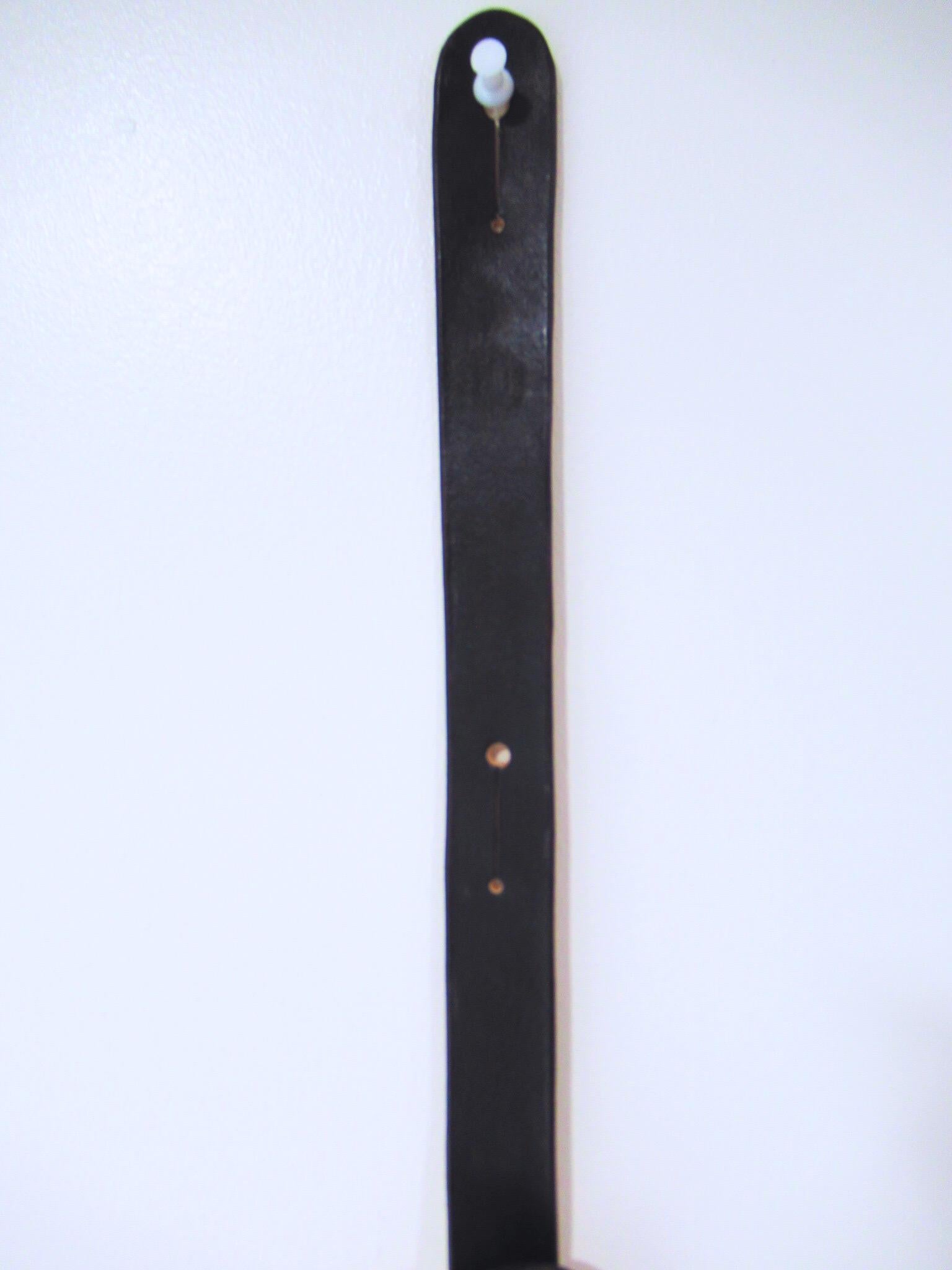 Handmade Leather Tooled Feather Guitar  Strap or Banjo Strap