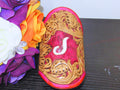 Custom Leather Wedding Bouquet Wrap/Holder - Floral Design - For Brides, bridesmaids & Flower Girls