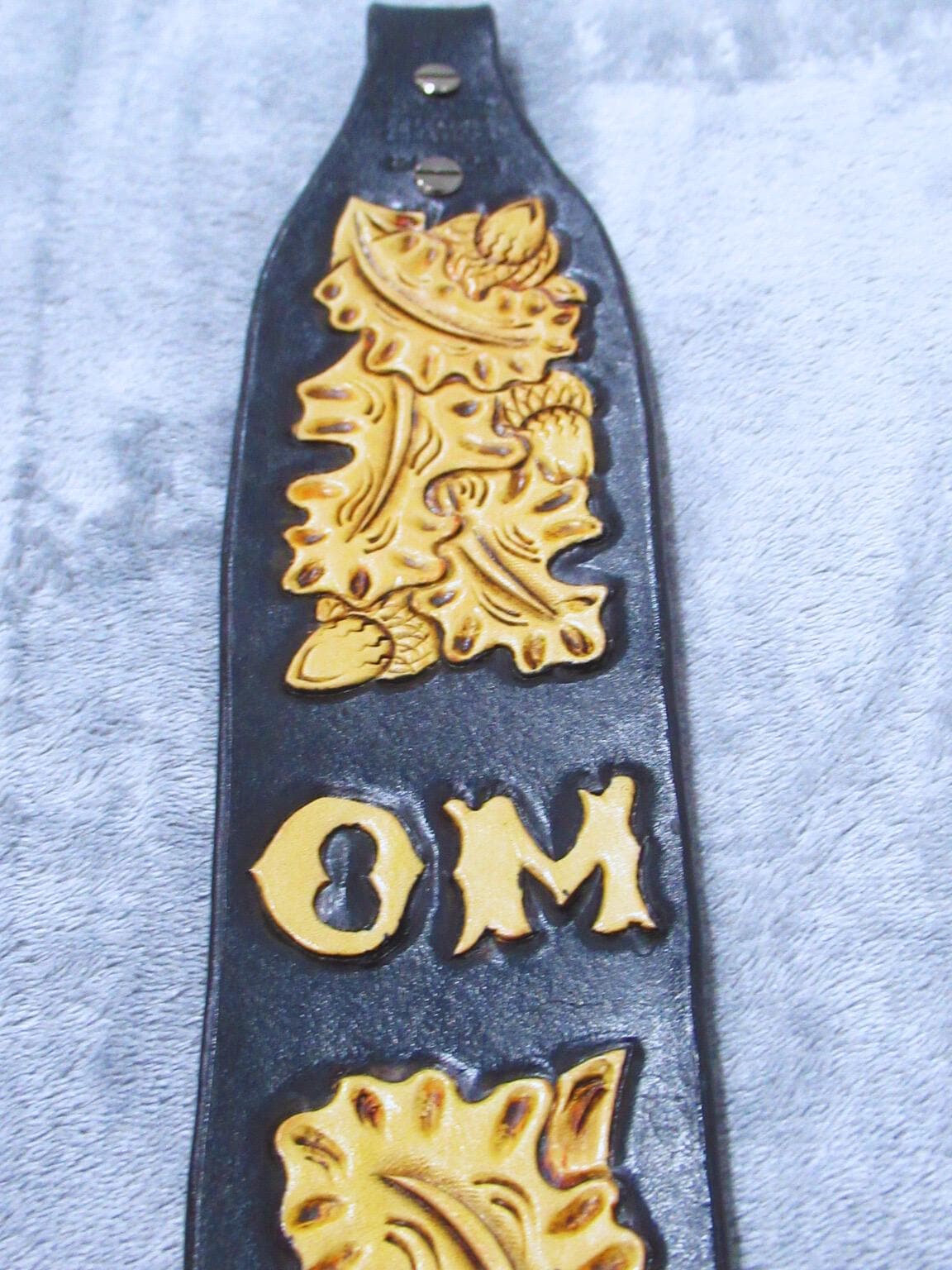 Leather Handmade Custom Rifle Strap Floral Tooled