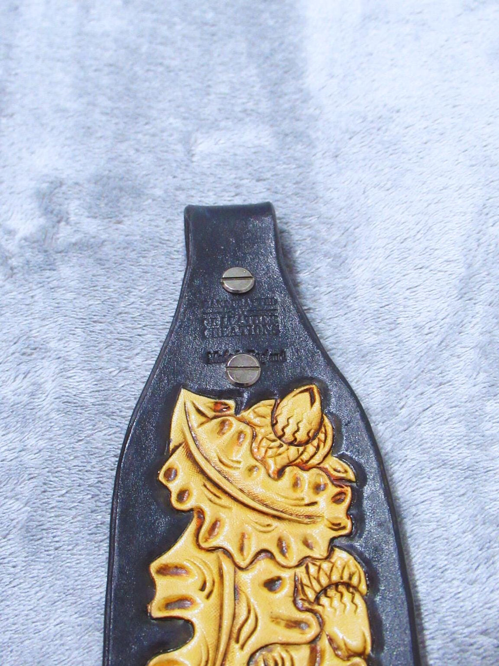 Leather Handmade Custom Rifle Strap Floral Tooled